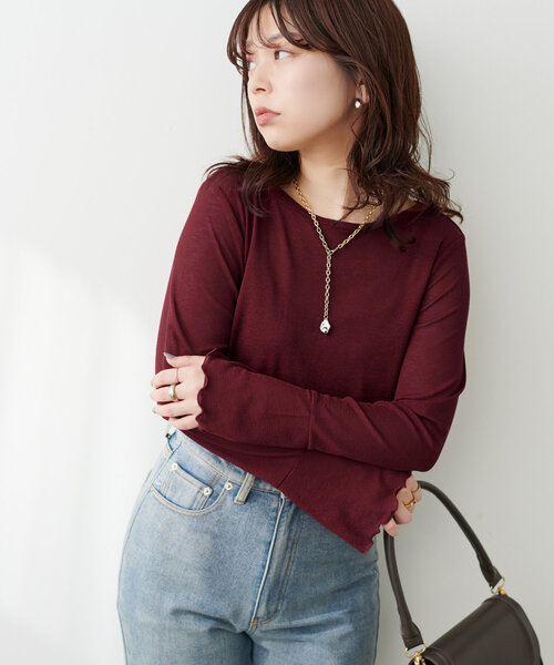 ヤマダヤ トップス2点 カットソー Tシャツ まとめ売り チュール シアー 福袋 COCOMOMO tシャツ 「2タイプ×カラー展開あり」 シアートップス