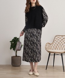 A.N.L ニットベスト×ワンピース セット