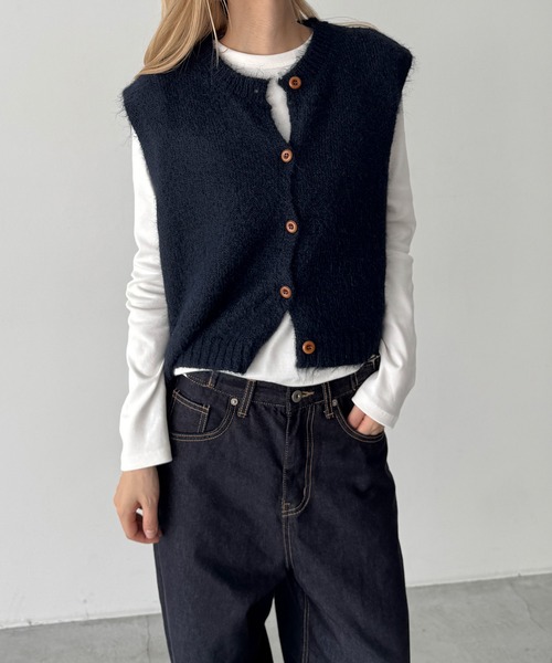 CANAL JEAN(キャナルジーン)の「El mar コットンストレッチロングTシャツ(Tシャツ/カットソー・レディース・アイボリー/ライトグレー/チャコールグレー/ブラック/ネイビー/ヘザーグレー・ONE SIZE)」の20枚目の写真