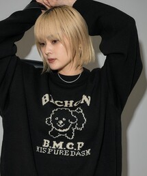 PUBLUX（パブリュクス）の「Bohemian Chop/ボヘミアンチョップ BICHON/ビション フリーゼ ジャガードニット　限定展開（ニット/セーター）」