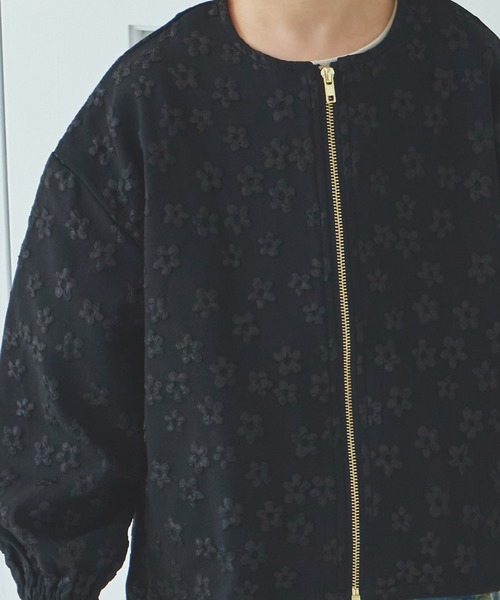 フラワージャガード ブルゾン（ブルゾン）｜pairmanon（ペアマノン）の