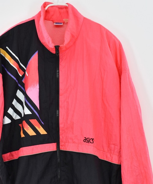 ASICS（アシックス）の「【ヴィンテージ古着】Asics フルジップ ジャケット（ブルゾン・メンズ・ブラック・LARGE）」の5枚目の写真