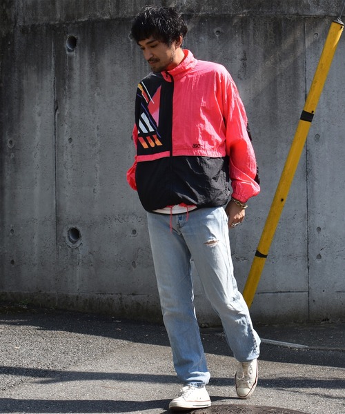 ASICS（アシックス）の「【ヴィンテージ古着】Asics フルジップ ジャケット（ブルゾン・メンズ・ブラック・LARGE）」の14枚目の写真