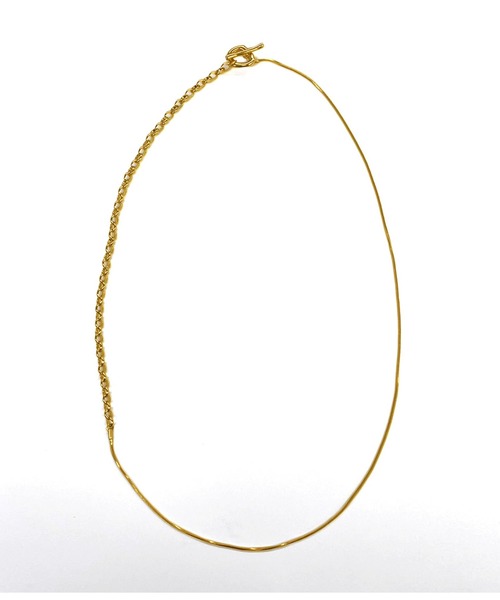 Settimissimo（セッティミッシモ）の「金属アレルギー対応ステンレスMIXチェーンロングラリエットネックレス（ネックレス・レディース・シルバー/ゴールド・FREE）」の12枚目の写真