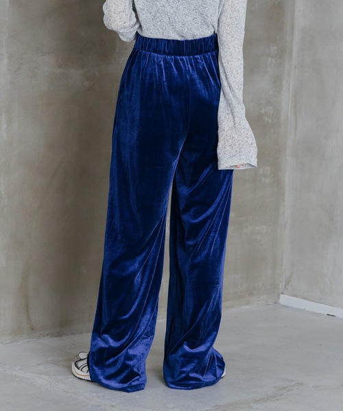 LIENCOEUR(リアンクール)の「ベロアストレートパンツ(その他パンツ・レディース・ベージュ/ブラック/ブルー・FREE)」の17枚目の写真