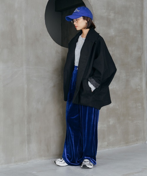 LIENCOEUR(リアンクール)の「ベロアストレートパンツ(その他パンツ・レディース・ベージュ/ブラック/ブルー・FREE)」の8枚目の写真