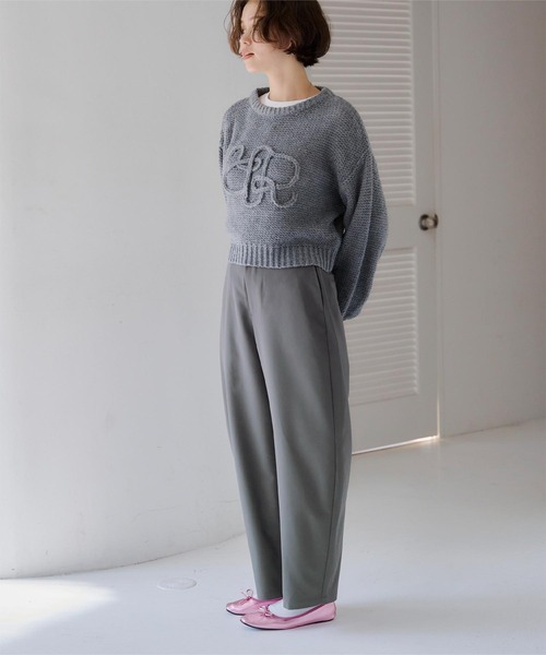 titivate(ティティベイト)の「カーブパンツ(その他パンツ・レディース・ブラウン/ブラック/チャコール・M)」の8枚目の写真