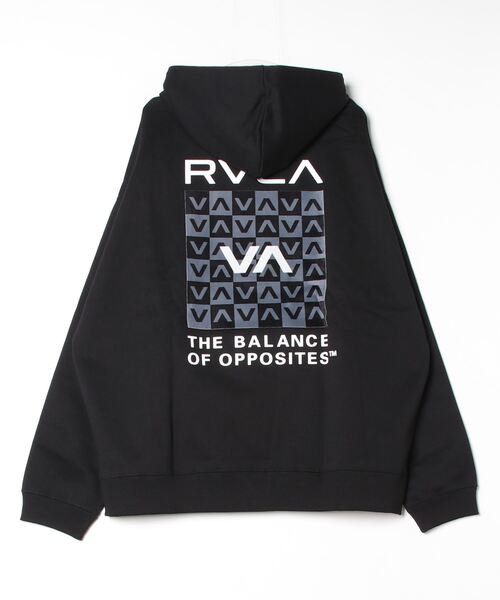 RVCA（ルーカ）の「[RVCA/ルーカ] BALANCE HD バックプリントスウェットパーカー（パーカー・レディース・ブラック/ライトグレー/ブラウン・L/XL/M）」の4枚目の写真