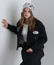 《AVIREX × UNIVERSAL OVERALL》WORK JACKET WOMAN / ワークジャケット / アヴィレックス / ユニバーサルオーバーオール