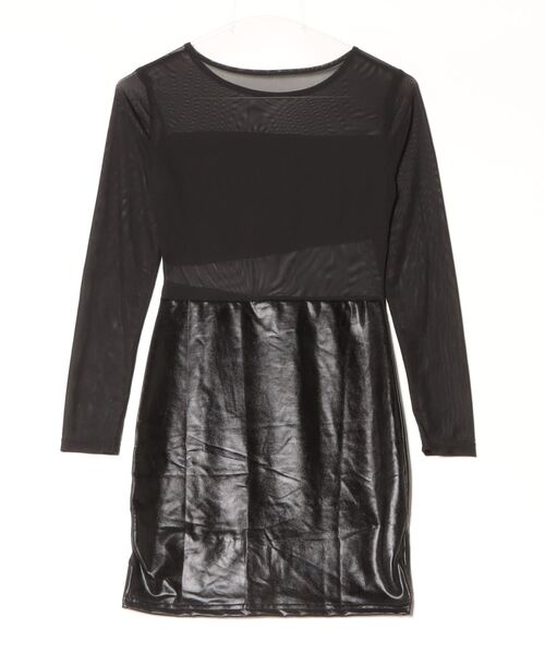 gossip!ロサンゼルス(ゴシップロサンゼルス)の「Y2K メッシュ ワンピース(ワンピース・レディース・ブラック・S/M)」の6枚目の写真