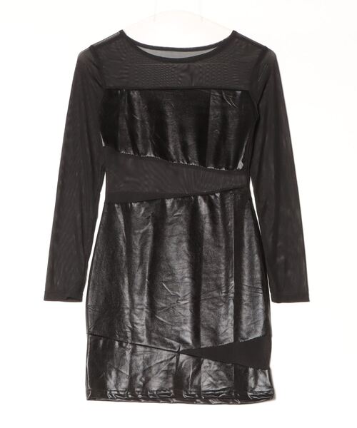 gossip!ロサンゼルス(ゴシップロサンゼルス)の「Y2K メッシュ ワンピース(ワンピース・レディース・ブラック・S/M)」の7枚目の写真