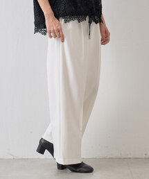 BEARDSLEY | 両面起毛ストレートタックパンツ(その他パンツ)