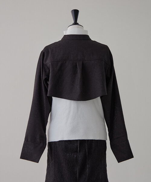 Mavie..7（メヴィセットゥ）の「【Mavie..7】ボレロブラウス+ボトルネックニット（シャツ/ブラウス・レディース・ブラック・FREE）」の17枚目の写真