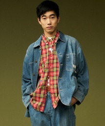 ドゥーズィエムクラス オーバーサイズ デニムジャケット ダメージ加工