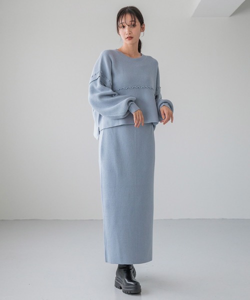 ぺこページ LOWRYS FARM（ローリーズファーム）の「メローニットSETUP 160647