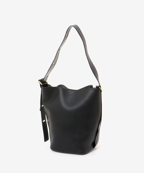 le.coeur blanc（ルクールブラン）の「ソフトホーボーバッグ（ショルダーバッグ・レディース・ブラック/ベージュ・FREE）」の10枚目の写真