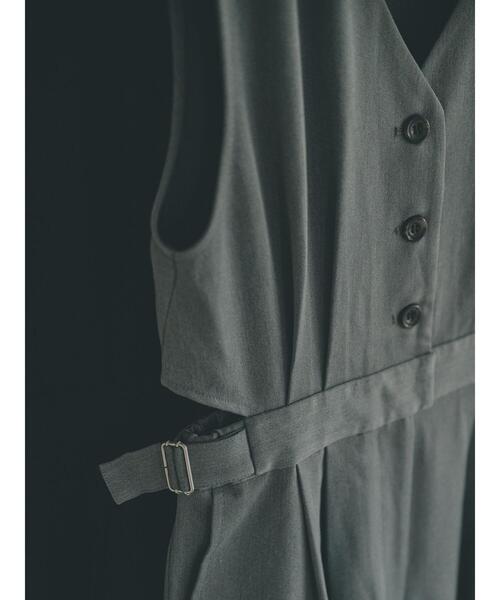 so4u（ソーフォーユー）の「Vネックサロペット（その他パンツ・レディース・ブラック/グレー・S/M）」の7枚目の写真