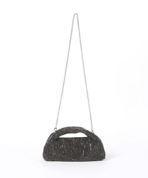 Andemiu（アンデミュウ）の「キラキラビジューバック289046（ハンドバッグ・レディース・ブラック・FREE）」の2枚目の写真