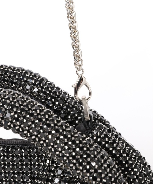 Andemiu（アンデミュウ）の「キラキラビジューバック289046（ハンドバッグ・レディース・ブラック・FREE）」の7枚目の写真