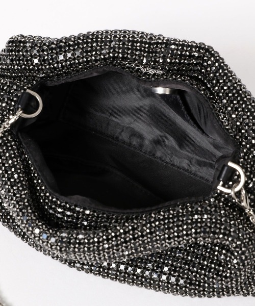 Andemiu（アンデミュウ）の「キラキラビジューバック289046（ハンドバッグ・レディース・ブラック・FREE）」の10枚目の写真
