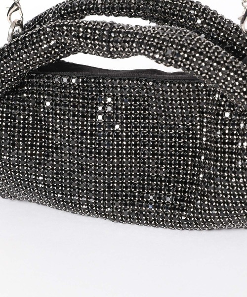 Andemiu（アンデミュウ）の「キラキラビジューバック289046（ハンドバッグ・レディース・ブラック・FREE）」の12枚目の写真