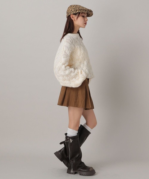 PEACE NOW * 巻きプリーツミニスカート PEACE NOW * 巻き