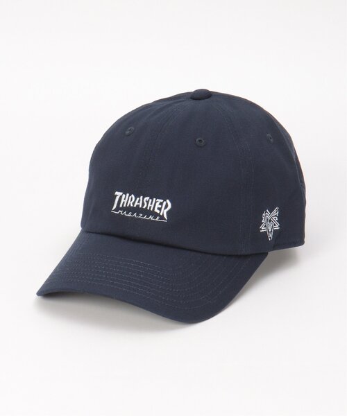 THRASHER（スラッシャー）の「THRASHER スラッシャー ロゴキャップ（キャップ・メンズ・ネイビー/ブラック/ベージュ/ホワイト/グレー・フリー）」の5枚目の写真
