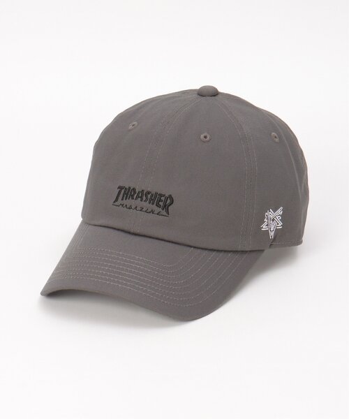 THRASHER（スラッシャー）の「THRASHER スラッシャー ロゴキャップ（キャップ・メンズ・ネイビー/ブラック/ベージュ/ホワイト/グレー・フリー）」の3枚目の写真