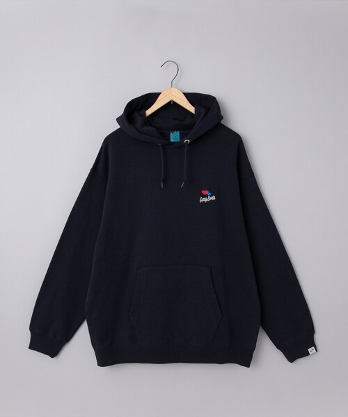 coen(コーエン)の「SunnySports(サニースポーツ)別注 ワンポイントハート刺繍パーカー(パーカー・メンズ・ホワイト/ネイビー・M/L/XL)」の15枚目の写真