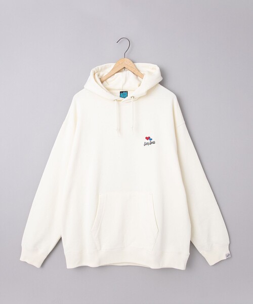 coen(コーエン)の「SunnySports(サニースポーツ)別注 ワンポイントハート刺繍パーカー(パーカー・メンズ・ホワイト/ネイビー・M/L/XL)」の16枚目の写真