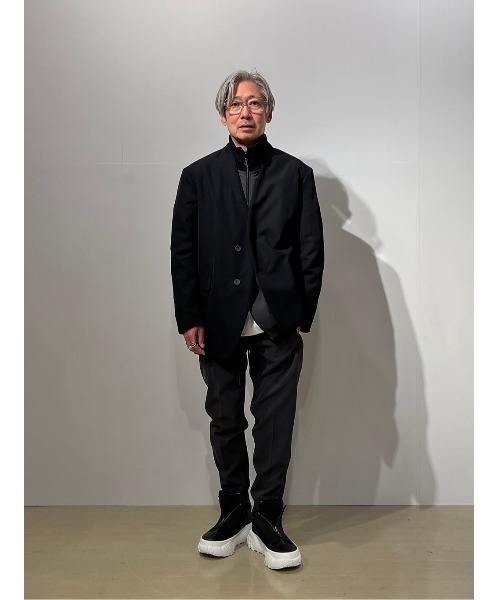 onegravity（ワングラビティ）の「onegravity / インシームライン リブパンツ（スウェットパンツ・メンズ・チャコールグレー/ブラック・LARGE/MEDIUM/SMALL/X-LARGE）」の3枚目の写真