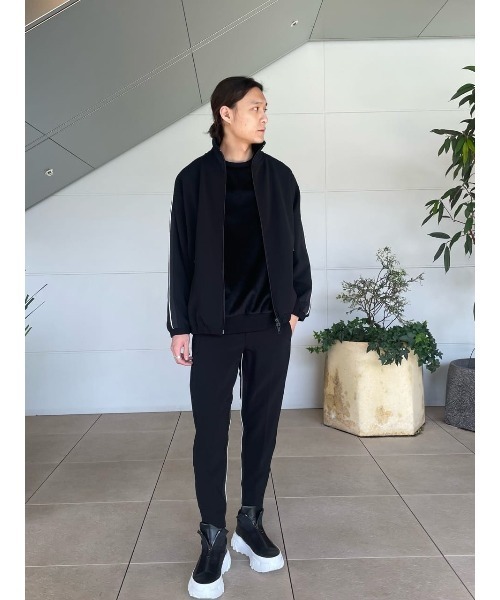 onegravity（ワングラビティ）の「onegravity / インシームライン リブパンツ（スウェットパンツ・メンズ・チャコールグレー/ブラック・LARGE/MEDIUM/SMALL/X-LARGE）」の7枚目の写真