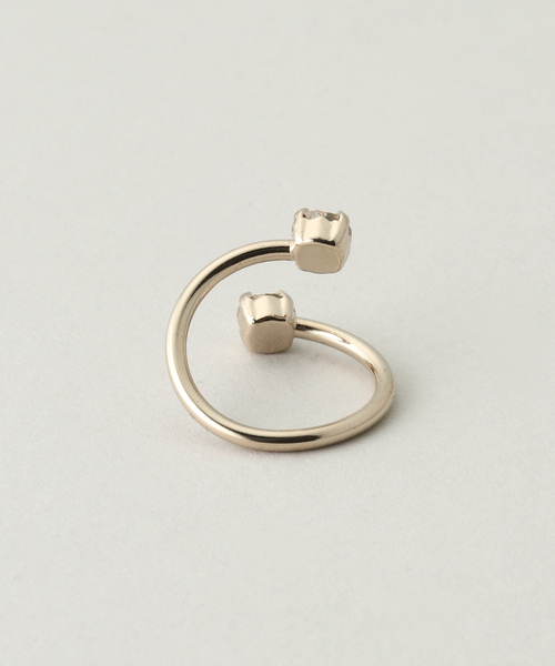 JOINT WORKS(ジョイントワークス)の「JUSTINE CLENQUET/ジャスティーヌ クランケ JUNO MID RING(リング・レディース・ゴールド・FREE)」の2枚目の写真