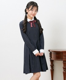 QUNTSTYLE（キュントスタイル）の「【卒業】フォーマルワンピース（リボン付き）（女の子　子供服　ジュニア服）（ワンピース・キッズ）」