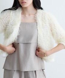 ボリュームチュールカーディガン