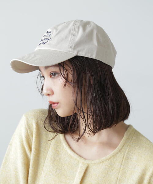 FREE'S MART（フリーズマート）の「◆ロゴキャップ（キャップ・レディース・ネイビー/ベージュ・ﾌﾘ-）」の9枚目の写真