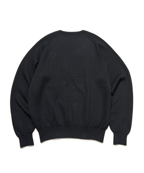 uniform experiment（ユニフォームエクスペリメント）の「UE JACQUARD KNIT（ニット/セーター・メンズ・ホワイト/ブラック/グレー・3/4/2）」の2枚目の写真