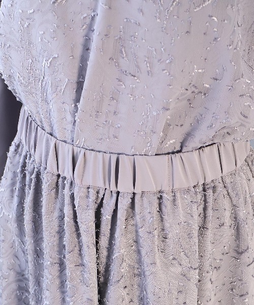 セール】【L～5L 大きいサイズ】カットジャガード ナロースカート