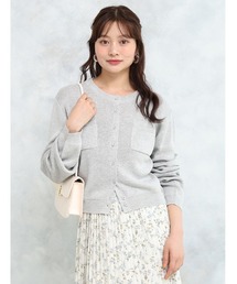 Edit Sheen | ポケット付きクルーネックカーディガン(カーディガン/ボレロ)