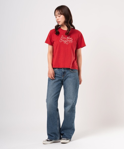 Levi's(リーバイス)の「Levi's/リーバイス グラフィック Tシャツ(Tシャツ/カットソー・レディース・レッド・XS/S/M)」の12枚目の写真