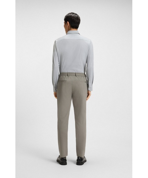 BOSS(ボス)の「スリムフィットシャツ マイクロストラクチャード パフォーマンスストレッチ ジャージー(シャツ/ブラウス・メンズ・ライトグレー・42/41/40/39/44/43/38)」の6枚目の写真