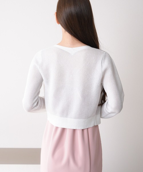 LIPSERVICE(リップサービス)の「コンパクトシアーカーディガン(カーディガン/ボレロ・レディース・ホワイト/ブラック/レッド/その他1・FREE)」の8枚目の写真