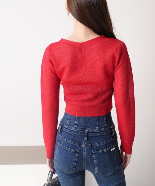 LIPSERVICE(リップサービス)の「コンパクトシアーカーディガン(カーディガン/ボレロ・レディース・ホワイト/ブラック/レッド/その他1・FREE)」の15枚目の写真