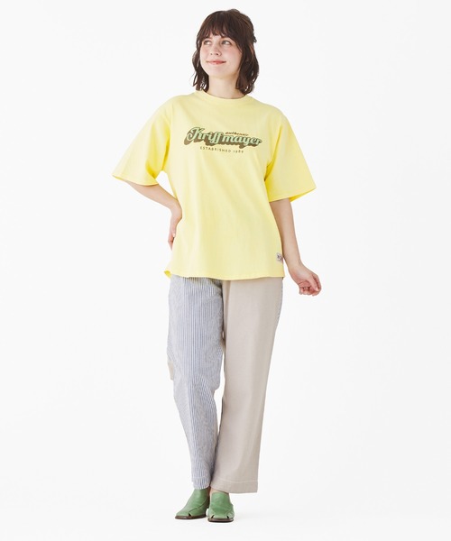 KRIFF MAYER(クリフメイヤー)の「ピグメントプリントT(Tシャツ/カットソー・レディース・グリーン/イエロー/チャコール/ライトグレー/パープル・LARGE/MEDIUM)」の8枚目の写真