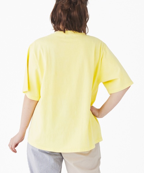 KRIFF MAYER(クリフメイヤー)の「ピグメントプリントT(Tシャツ/カットソー・レディース・グリーン/イエロー/チャコール/ライトグレー/パープル・LARGE/MEDIUM)」の11枚目の写真