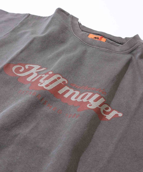 KRIFF MAYER(クリフメイヤー)の「ピグメントプリントT(Tシャツ/カットソー・レディース・グリーン/イエロー/チャコール/ライトグレー/パープル・LARGE/MEDIUM)」の12枚目の写真