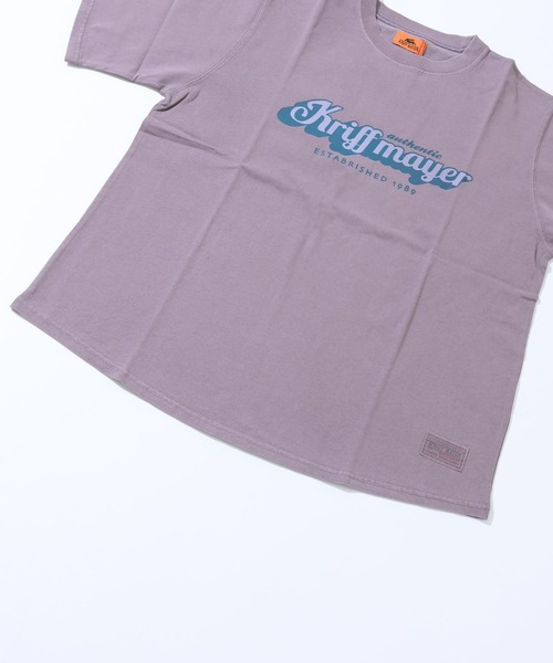 KRIFF MAYER(クリフメイヤー)の「ピグメントプリントT(Tシャツ/カットソー・レディース・グリーン/イエロー/チャコール/ライトグレー/パープル・LARGE/MEDIUM)」の17枚目の写真