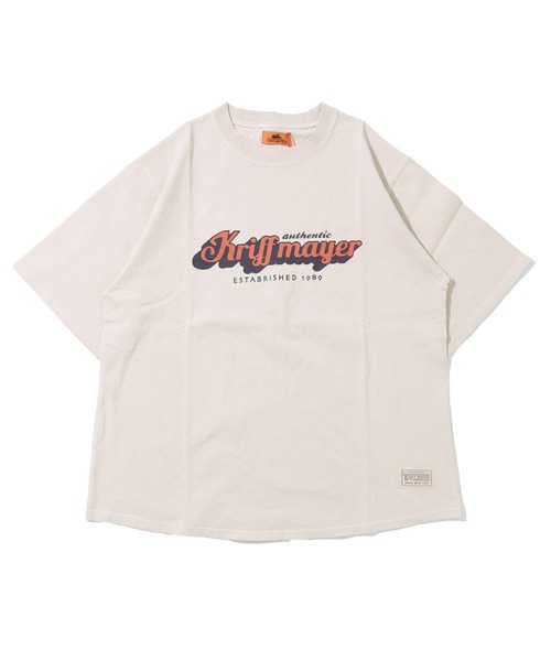 KRIFF MAYER(クリフメイヤー)の「ピグメントプリントT(Tシャツ/カットソー・レディース・グリーン/イエロー/チャコール/ライトグレー/パープル・LARGE/MEDIUM)」の18枚目の写真