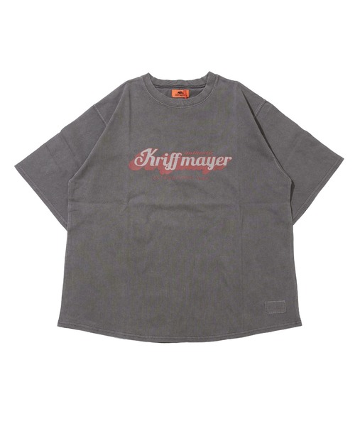KRIFF MAYER(クリフメイヤー)の「ピグメントプリントT(Tシャツ/カットソー・レディース・グリーン/イエロー/チャコール/ライトグレー/パープル・LARGE/MEDIUM)」の19枚目の写真