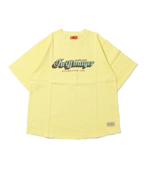 KRIFF MAYER(クリフメイヤー)の「ピグメントプリントT(Tシャツ/カットソー・レディース・グリーン/イエロー/チャコール/ライトグレー/パープル・LARGE/MEDIUM)」の20枚目の写真
